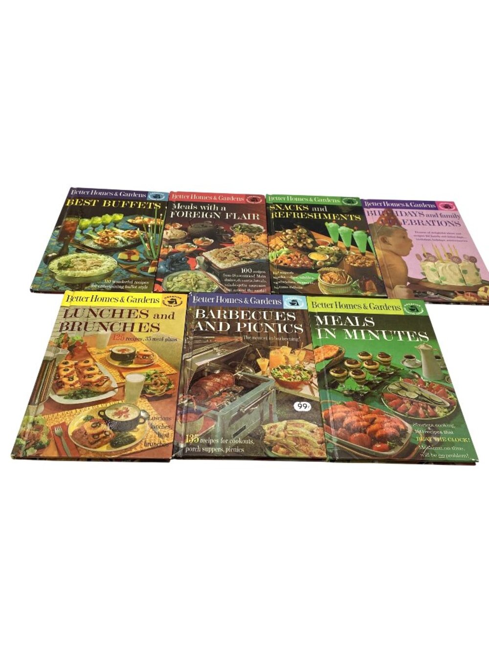 Better Homes & Gardens Creative Cooking Library Entertaining Recipes 1960s